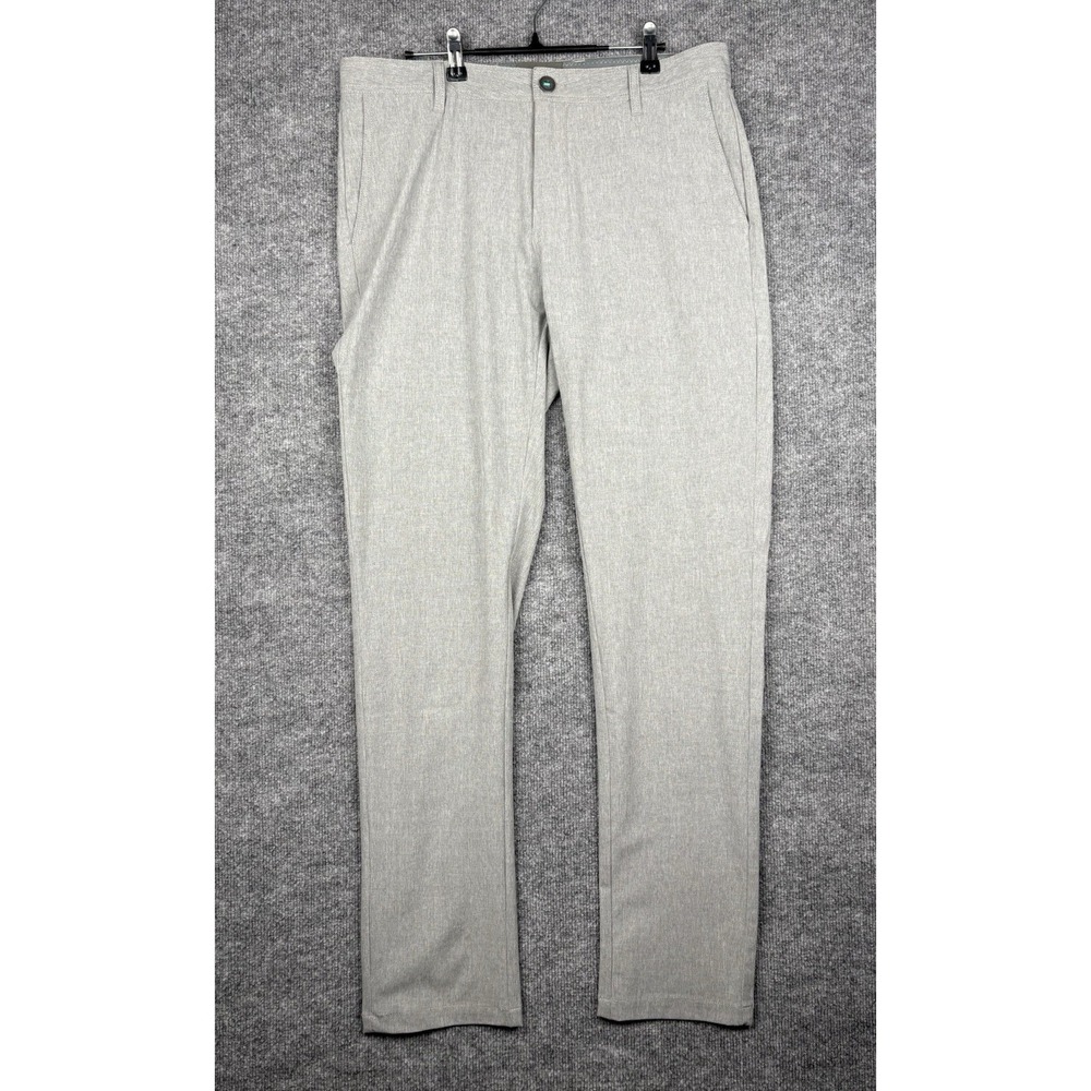 Linksoul Boardwalker Performance Golf Chino Pants Gray Stretch NWT Men's 34x33